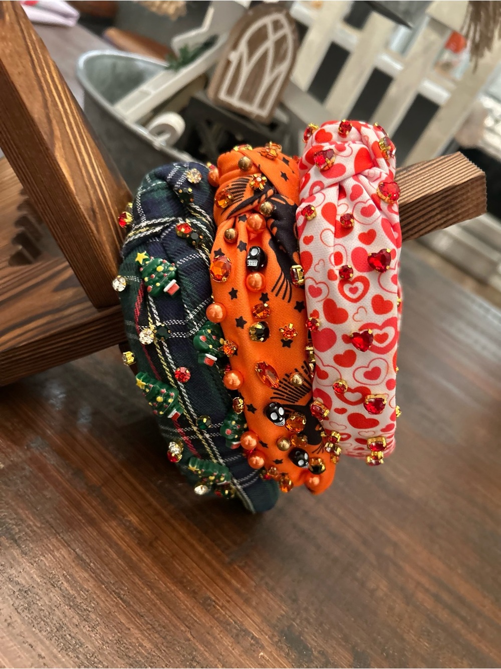 Beaded/Rhineatone Knot Headband Bundle